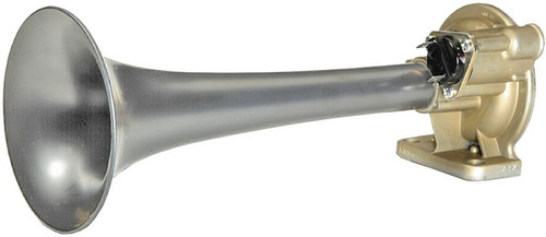 HELLA 013410001 Chrome 12V Air 1-Trumpet Horn Kit (BL)