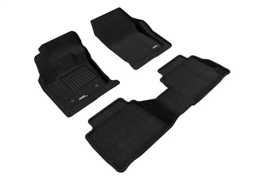 3D Maxpider 13-16 Ford Fusion Elegant 1st 2nd Row - Floor Mat Set (Black) - L1FR06004709 Photo - Primary