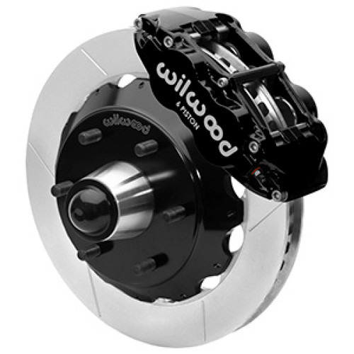 Wilwood 63-87 C10 CPP Spindle FNSL6R Front BBK 13in Slotted 6x5.5 BC - Black - 140-16457 User 1