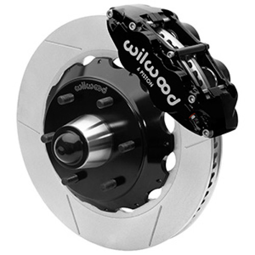 Wilwood 63-87 C10 CPP Spindle FNSL6R Front BBK 14in Slotted 6x5.5 BC - Black - 140-16458 User 1