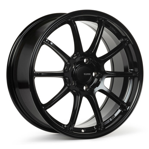 Enkei TRIUMPH 18x9.5 5x120 45mm Offset Gloss Black Wheel - 543-895-1245BK Photo - Primary