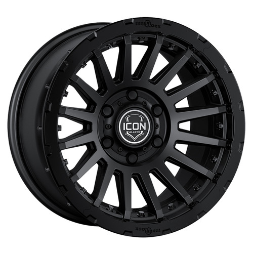 ICON Recon Pro 17x8.5 6 x 135 0mm Offset 5in BS 71.5mm Bore Titanium Wheel - 23617856547SB Photo - Primary