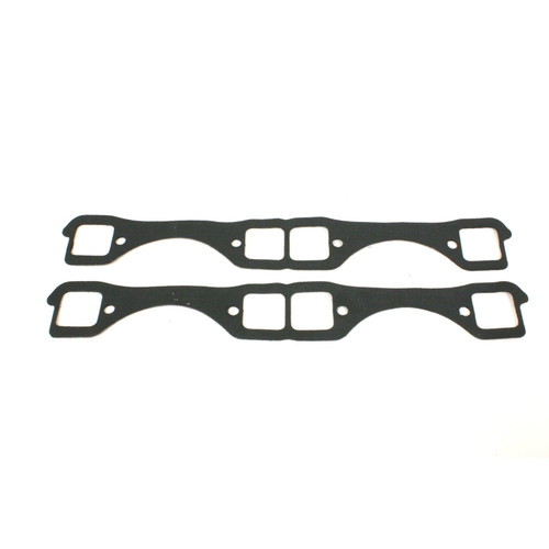 JBA Exhaust Gaskets #063-1500 - JBA Premium Header Gasket Chevrolet Pair 265-400 SBC Rectangle Port 063-1500