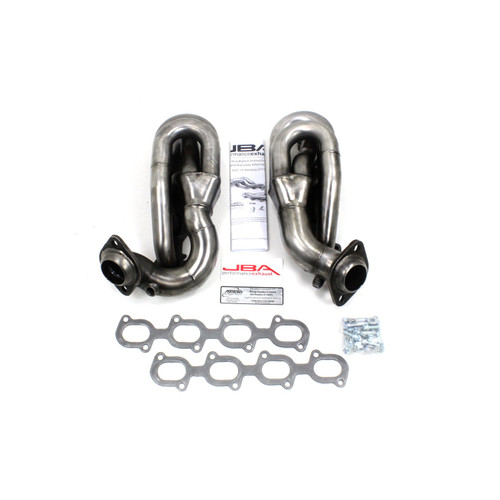 JBA Headers & Manifolds #1695S - JBA Cat4Ward® Header 07-14 GT500 5.4/5.8L 4V 1 5/8" Primary Raw 409 1695S