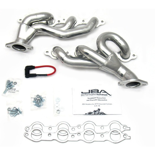 JBA Headers & Manifolds #1813SJS - JBA Cat4Ward® Header 14-17 Chevy SS 6.2L LS 1 3/4" Primary Silver Ctd 1813SJS