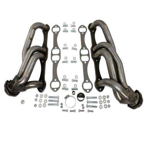 JBA Headers & Manifolds #1830S - JBA Cat4Ward® Header 88-95 GM PU/92-95 Blzr 5.0/5.7L SBC W/O A.I.R. Injection 1 1/2" Primary Raw 409 1830S