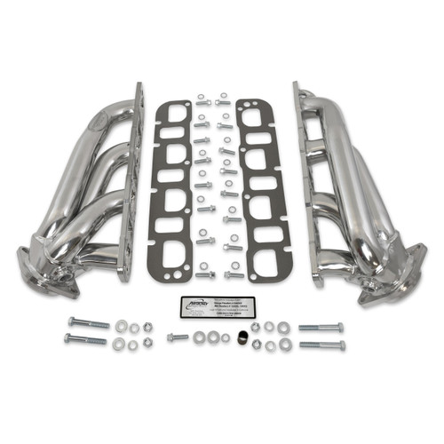 JBA Headers & Manifolds #1945S-1JS - JBA Cat4Ward® Header 96-03 Dodge Truck 5.2/5.9L Magnum 1 1/2" Primary Silver Ctd 1945S-1JS