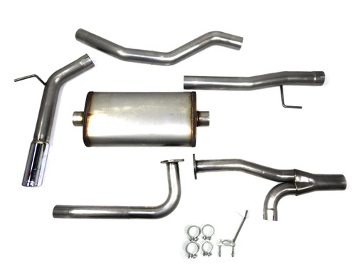 JBA Catback #40-1402 - JBA Cat-Back Exhaust 16-20 Nissan Titan XD (Exc. Long Bed) 5.6L 409SS Single rear 40-1402