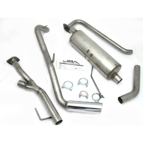 JBA Catback #40-1411 - JBA Cat-Back Exhaust 04-19 Nissan Frontier 4.0L 409SS Pass Side Single 40-1411