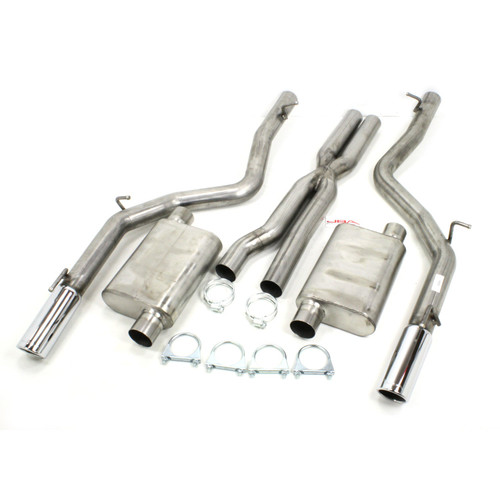 JBA Catback #40-1667 - JBA Cat-Back Exhaust 12-14 Chrysler 300C SRT8 6.1/6.4L 409SS Dual Rear 40-1667
