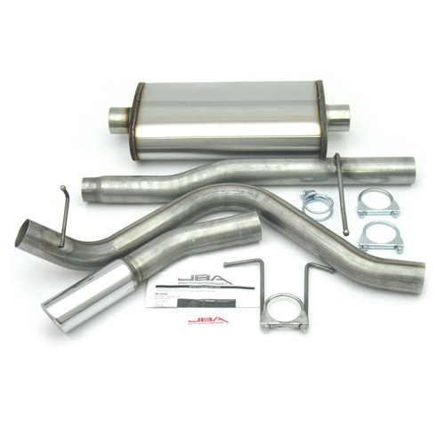 JBA Catback #40-2520 - JBA Cat-Back Exhaust 01-03 Ford F-Series 4.6/5.4L 409SS Pass Side Single 40-2520