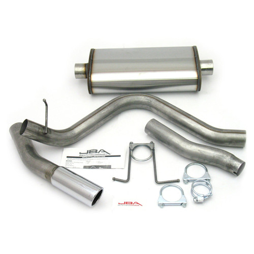 JBA Catback #40-2522 - JBA Cat-Back Exhaust 98-03 Ford F150 4.2/4.6/5.4L 409SS Pass Side Single