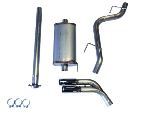 JBA Catback #40-2544 - JBA Cat-Back Exhaust 2015-2022 Ford F-150 All 2.7/3.3/3.5/5.0L 409SS Pass Side Dual 40-2544