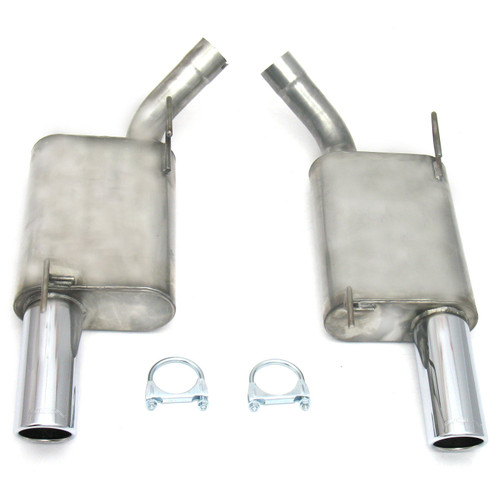 JBA Catback #40-2627 - JBA Axle-Back Exhaust 07-10 Ford Mustang GT4.6L/GT500 5.4L 409SS Dual 3.5" Rear 40-2627