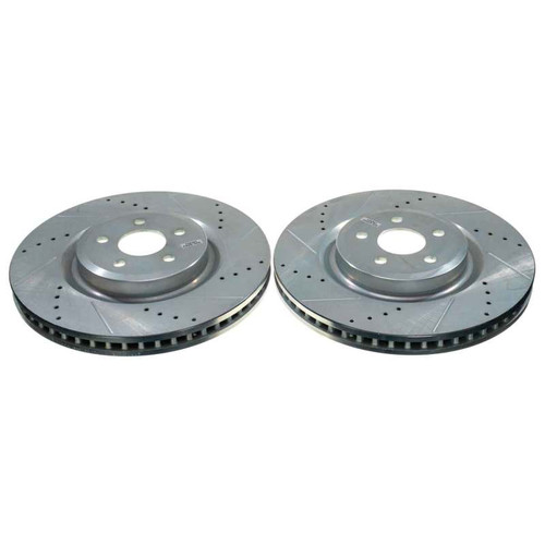 Power Stop 19-22 Ford Edge Front Evolution Drilled & Slotted Rotor (Pair) - AR85200XPR