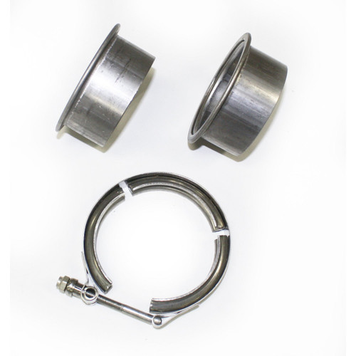 JBA Exhaust Hardware #VB30 - JBA Performance Exhaust VB25 3" Stainless Steel V-Band clamp and flanges