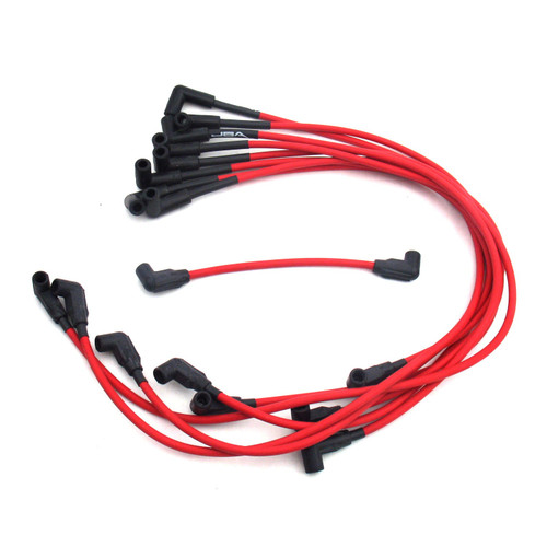 JBA Ignition #W0830 - JBA Performance Exhaust W0830 Ignition Wires 88-95 GM 5.0/5.7L Truck Red