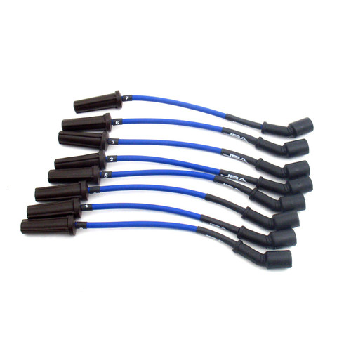 JBA Ignition #W08559 - JBA Performance Exhaust W08559 Ignition Wires 99-06 GM Truck 4.8/5.3/6.0L Blue