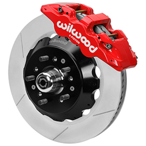 Wilwood Forged 6 Piston Red Superlite Caliper, GT 72 Vane Vented Spec37 Slotted Rotor - 14.00x1.25 - 140-17149-R User 1