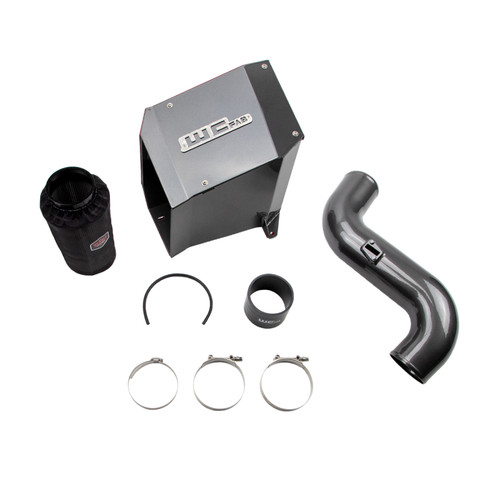 Wehrli 07.5-10 Chevrolet Duramax LMM 4in Intake Kit - WCFab Grey - WCF100193-GRY User 1