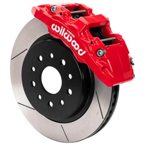 Wilwood 19-20 Jeep Wrangler (JL)/20-22 Jeep Gladiator (JT) Aero6-DM Front Brake Kit - Slotted - Red - 140-17275-R User 1