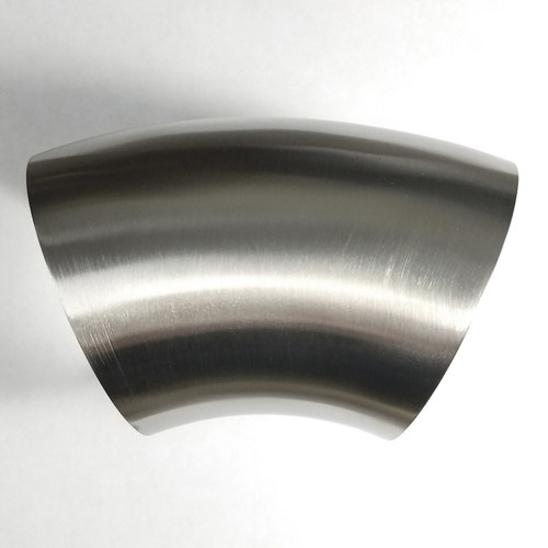 Stainless Bros SS304 1.625in 45 Deg Mandrel Bend Elbow - 1.5D Radius 16GA/.065in Wall (No Leg) - 601-04226-3150 User 1