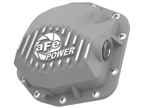 aFe Power Street Series Rear Differential Cover Raw w/Machined Fins 18-21 Jeep Wrangler JL Dana M200 - 46-71090A Photo - Primary