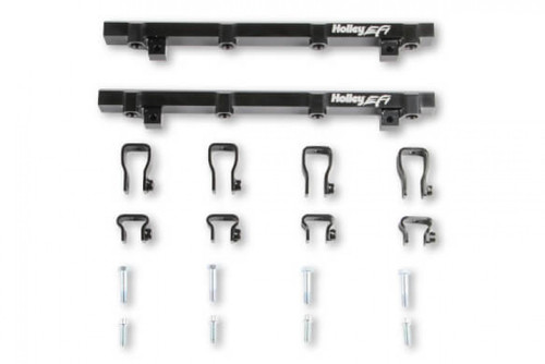 Holley EFI Replacement Fuel Rail Kit For GM LS Series Lo-Ram Single Injector Manifolds
