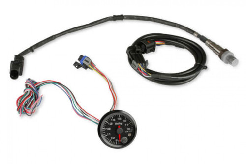 Holley Analog Style Standalone Air/Fuel Wideband Gauge Kit - Black