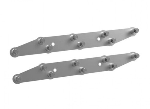 Holley EFI Igntion Coil Remote Relocation Bracket, Silver Finish, Pair 561-121