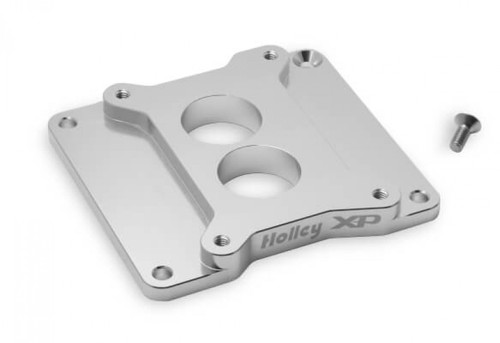 Holley Carburetor Adapter Plate - Clear Anodized Billet