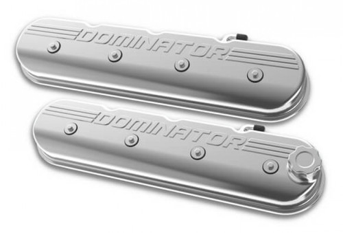 Holley Tall LS Dominator Valve Covers - Polished Finish