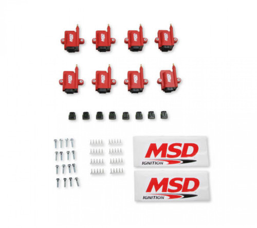 MSD Ignition Coil - Smart - 8-Pack - Red
