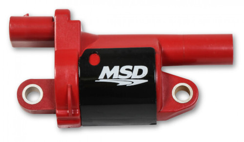 MSD Ignition Coil - GM Gen V Blaster Series - Gen V Direct Injected Engine - Red - Round