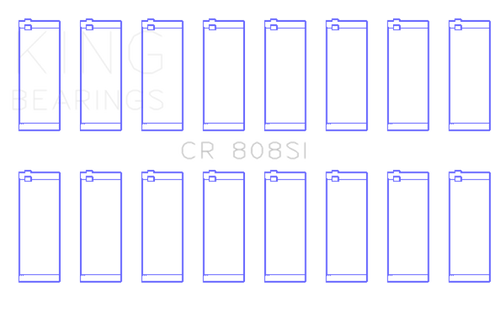 King Chevrolet 369-502 GEN IV/V/VI (Size +0.60) Rod Bearing Set - CR808SI060 Photo - Primary
