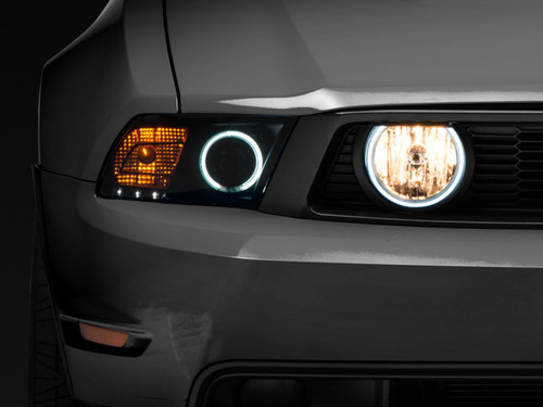 Raxiom 05-12 Ford Mustang GT LED Halo Fog Lights (Smoked) - 49134 Photo - Primary