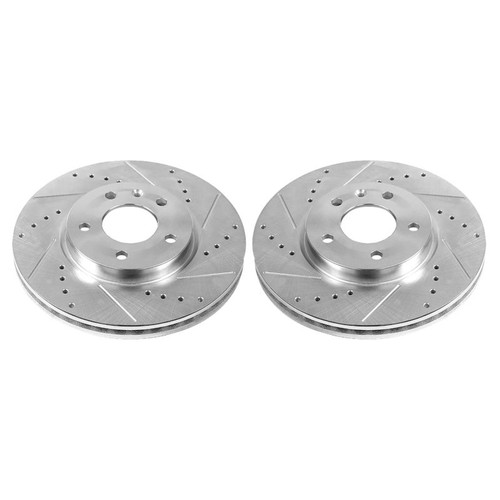 Power Stop 21-22 Chevrolet Trailblazer Rear Drilled & Slotted Rotor (Pair) - AR82206XPR