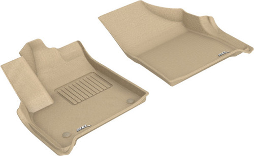 3D MAXpider 15-22 Ford F150 Supercrew Hybrid Insert Kagu 1st Row Floormat for L1FR08304609 - Black - SLFR083