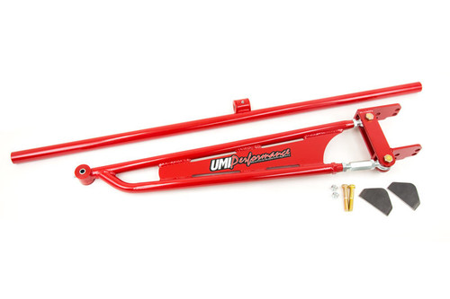 UMI Performance 82-02 GM F-Body Weld In Mild Steel Torque Arm Straight Crossmember - Red - 2236-R Photo - Primary