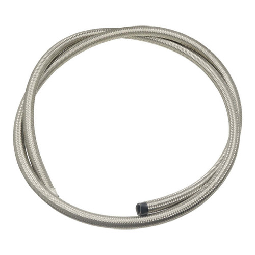 DeatschWerks 8AN Stainless Steel Double Braided PTFE Hose - 6ft - 6-02-0862-6 Photo - Primary