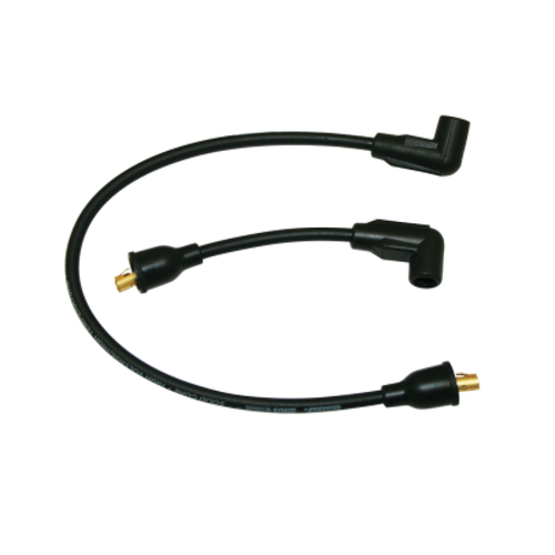 Moroso 65-78 Harley-Davidson FL/FX Solid Stainless Core Wire Set - Black - 27289 User 1