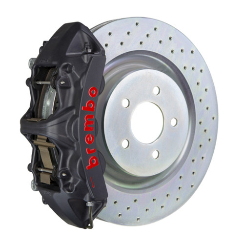 Brembo 16+ Camaro LS/LT SS Front GTS BBK 6 Piston Cast 355x32 1pc Rotor Drilled-Black HA - 1L4.8018AS Photo - Primary