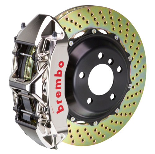 Brembo 05-13 Corvette Front GTR BBK 6 Piston Billet 380x32 2pc Rotor Drilled- Nickel - 1M1.9003AR Photo - Primary