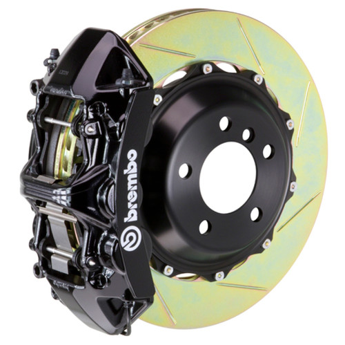 Brembo 06-08 997.1 (Excl. PCCB)/99-04 996 Fr GT BBK 6Pist Cast 355x32 2pc Rotor Slotted Type1-Black - 1M2.8003A1 Photo - Primary