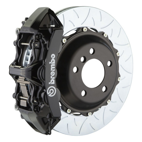 Brembo 05-14 Mustang GT Excl non-ABS Equipped Fr GT BBK 6Pist Cast 380x32 2pc Rtr Slot Type3-Black - 1M3.9030A1 Photo - Primary