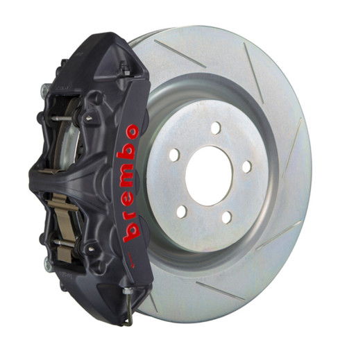 Brembo 05-14 Mustang GT Excl non-ABS Fr GTS BBK 6Pis Cast 355x32 1pc Rotor Slotted Type1-Black HA - 1M5.8001AS Photo - Primary