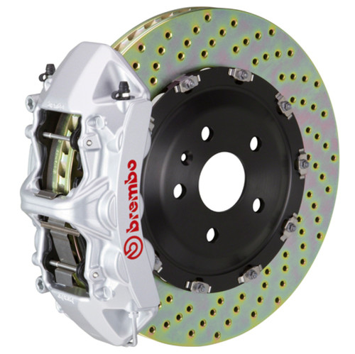 Brembo 11-16 528i Front GT BBK 6 Piston Cast 365x34 2pc Rotor Drilled-Silver - 1N1.8509A3 Photo - Primary