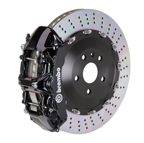 Brembo 11-16 528i/528i xDrive Front GT BBK 6 Piston Cast 405x34 2pc Rotor Drilled-Black - 1N1.9528A1 Photo - Primary