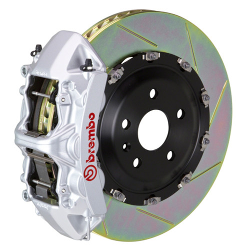 Brembo 14-18 A250/14-19 CLA250 Front GT BBK 6 Piston Cast 365x34 2pc Rotor Slotted Type1-Silver - 1N2.8512A3 Photo - Primary