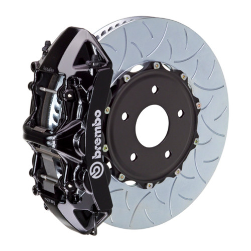 Brembo 20+ Corvette C8/C8 Z51 Front GT BBK 6 Piston Cast 350x34 2pc Rotor Slotted Type-3-Black - 1N3.8022A1 Photo - Primary